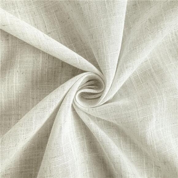 Farmhouse Curtains for Living Room,Window Linen Curtains 84 Inch Length 2 Panels - Picture 3 of 7